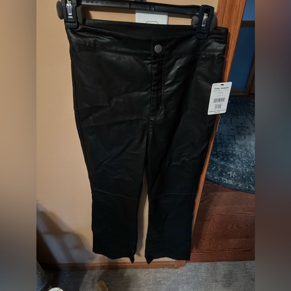 Free people leather flare pants - Picture 2 of 4